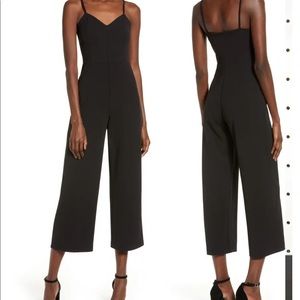Nordstrom LEITH // Strappy black jumpsuit